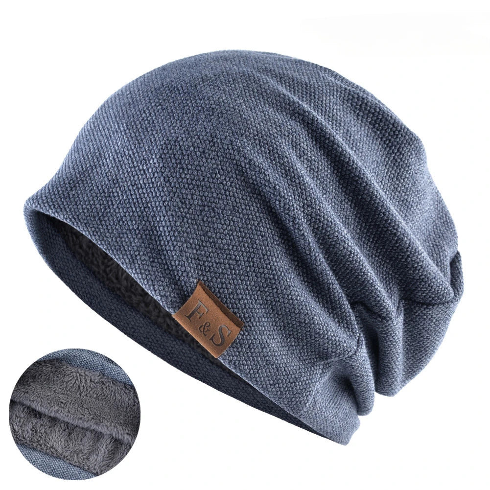 Winter Hat for Men and Women Autumn Knitted Solid Color Skullies Beanies Spring Casual Soft Turban Hats Hip Hop Beanie Hats