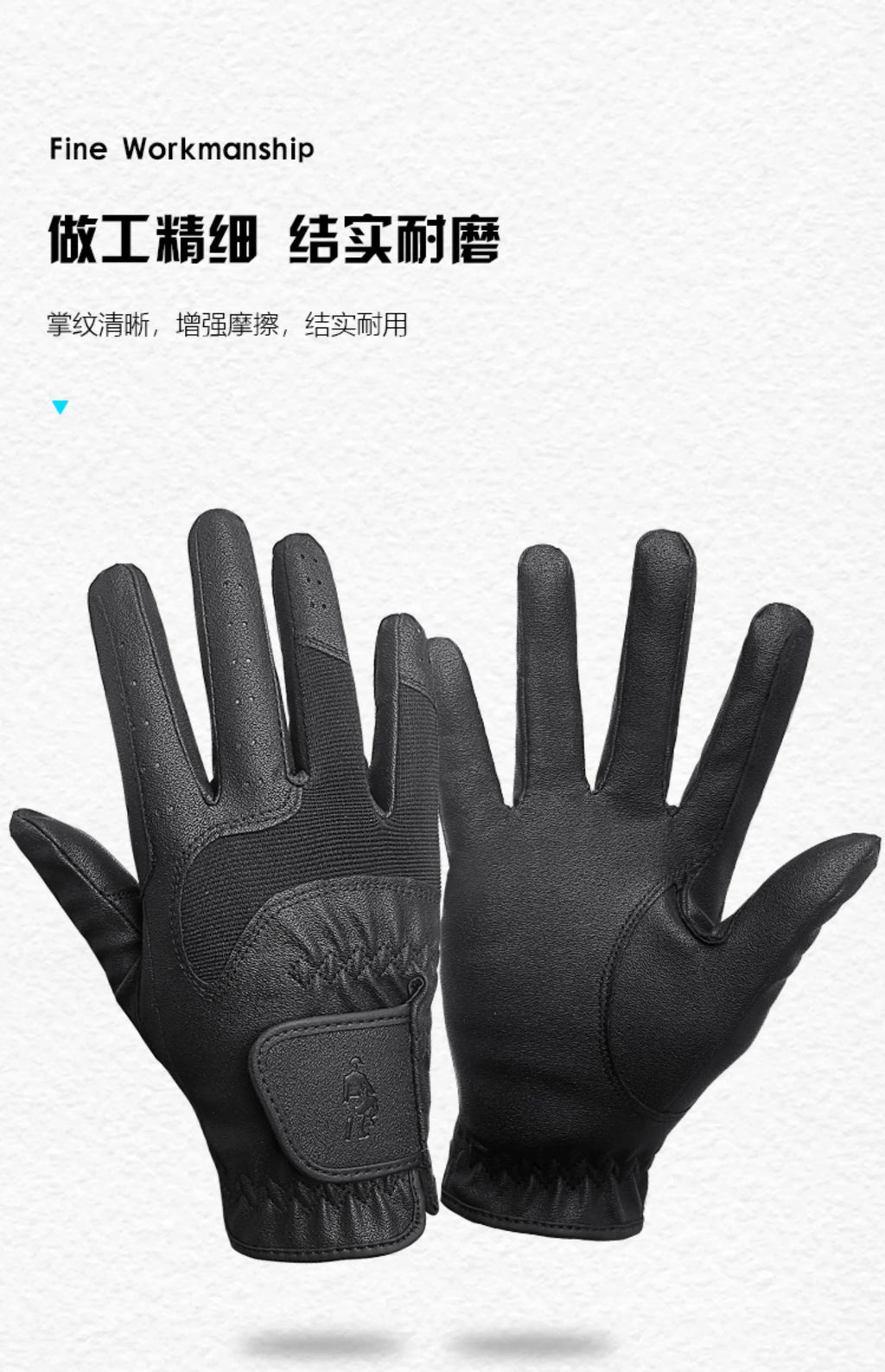 Equestrian Gloves Equestrian Sports Riding Gloves Knight Equipment Equestrian Equipment Knight Gloves Non-Slip Wear-Resistant Cycling Gloves