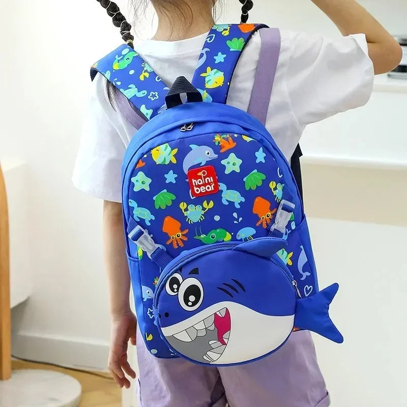 Children's Backpacks Trendy Cartoon Shoulder Bag for Boy Girl Causal Fashion Kids Kindergarten Backpack Cute Animals School Bag