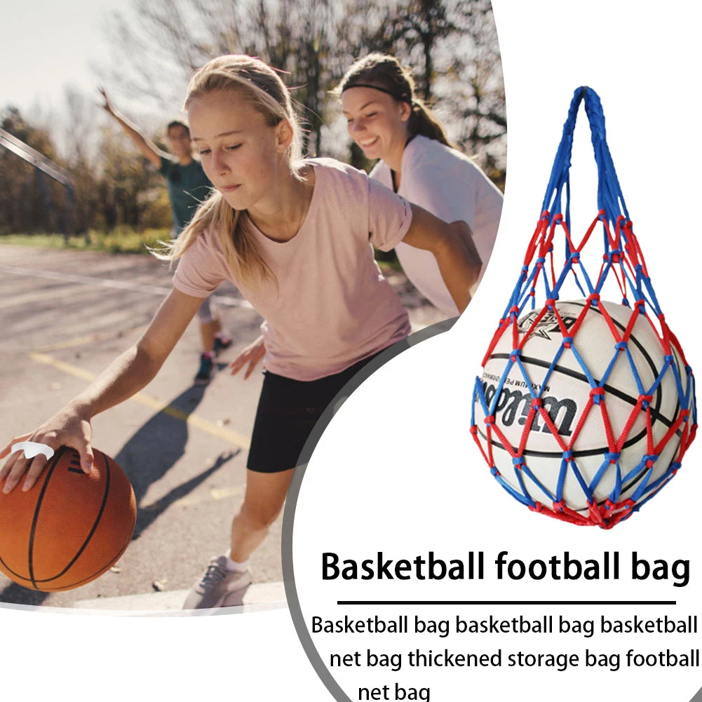 Sports Ball Holder Youth Football Self Trainer Football Net Bag Sports Mesh Equipment for Carrying Basketball Volleyball Soccer