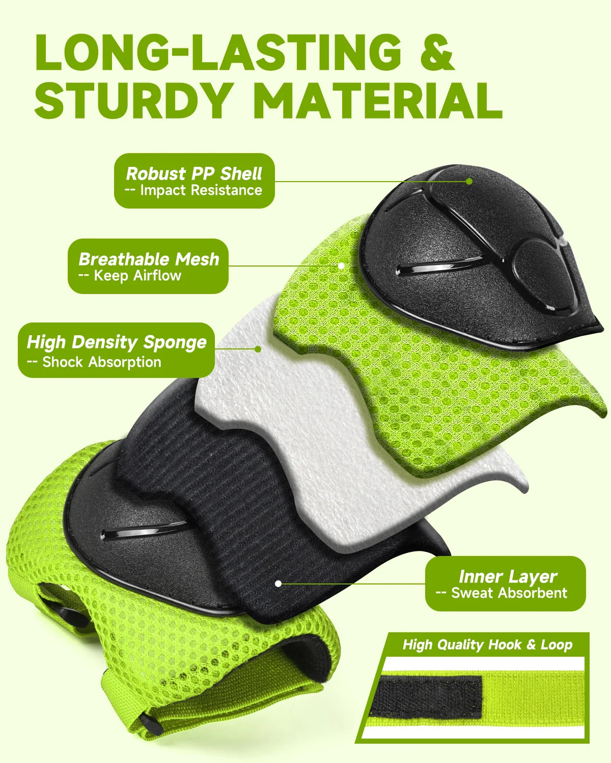 Kids Protective Gear Child Knee Elbow Pads Wrist Guard Sports Protection for Scooter Skateboard Balance Bike Cycling Equipment