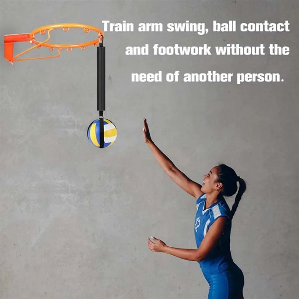1PC Volleyball Training Equipment Aid Practice Trainer with Adjustable Belt for Serving Setting Spiking Training Returns Ball