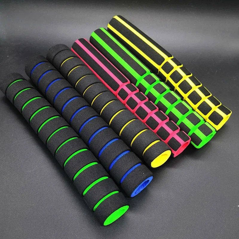 1Pairs 22cm Long Bycicle Grips Motorcycle Handlebar Non-slip Soft Foam Grips Bike Parts Handle Bar Cover Bycicle Accesories