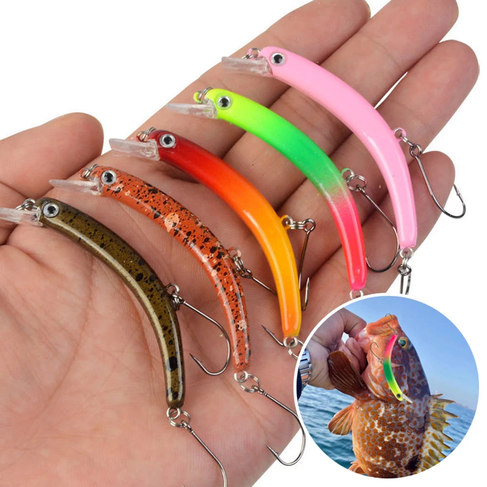 Fishing Lure Hard Lures For Trout Bass Fishing Realistics Looking Bright Color Fake Lure For Fishing Lovers