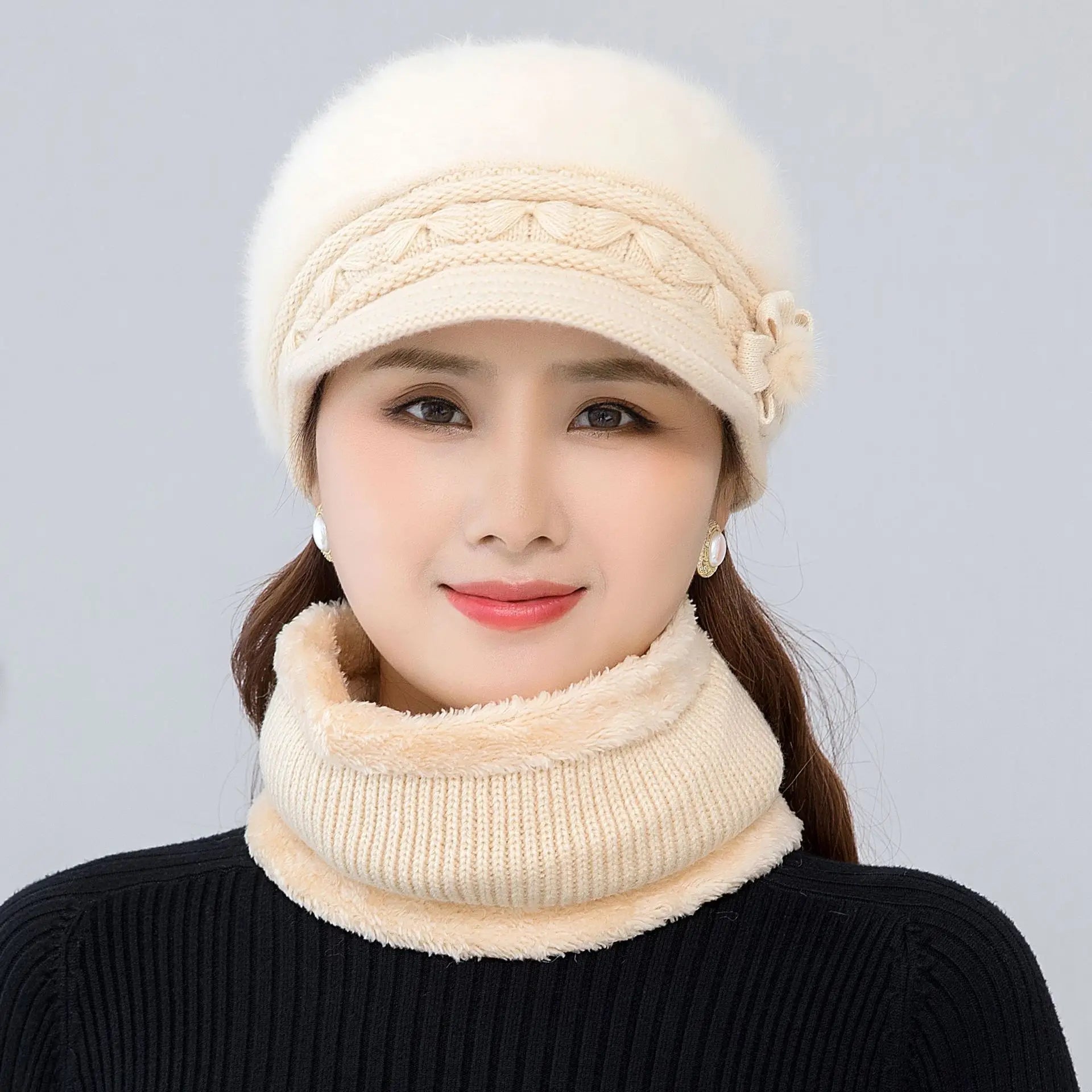 All-match Hats  Popular Solid Colors  Warm Colors   Hot-selling Popular Hats  Travel Warm and Cold-proof Hats