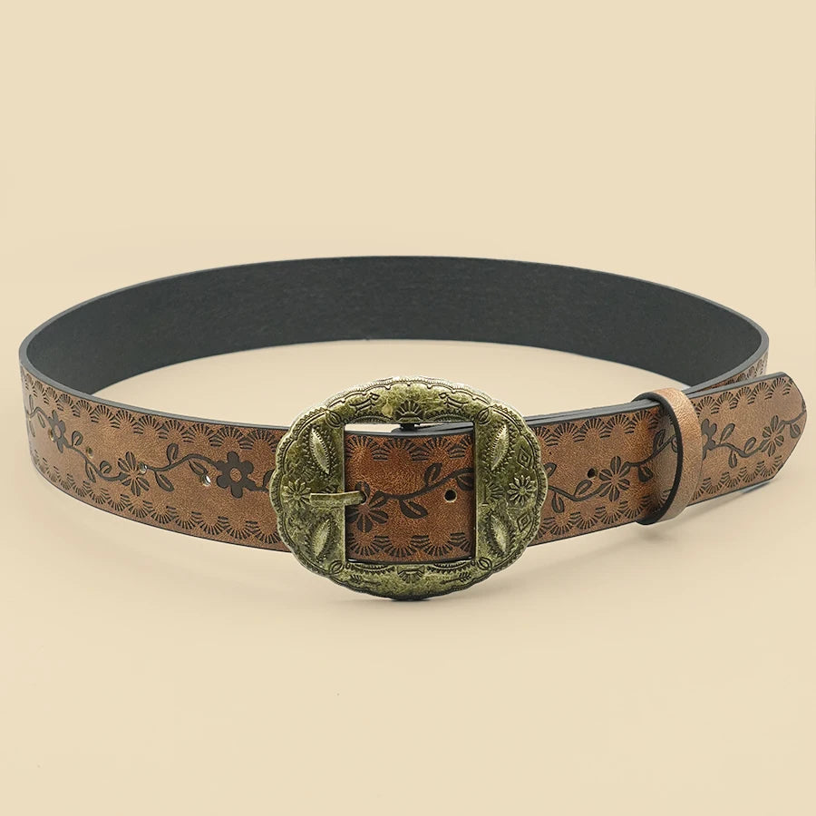 Elegant Western Women's Belt - Vintage Style for Jeans & Dresses, Perfect Gift Accessory