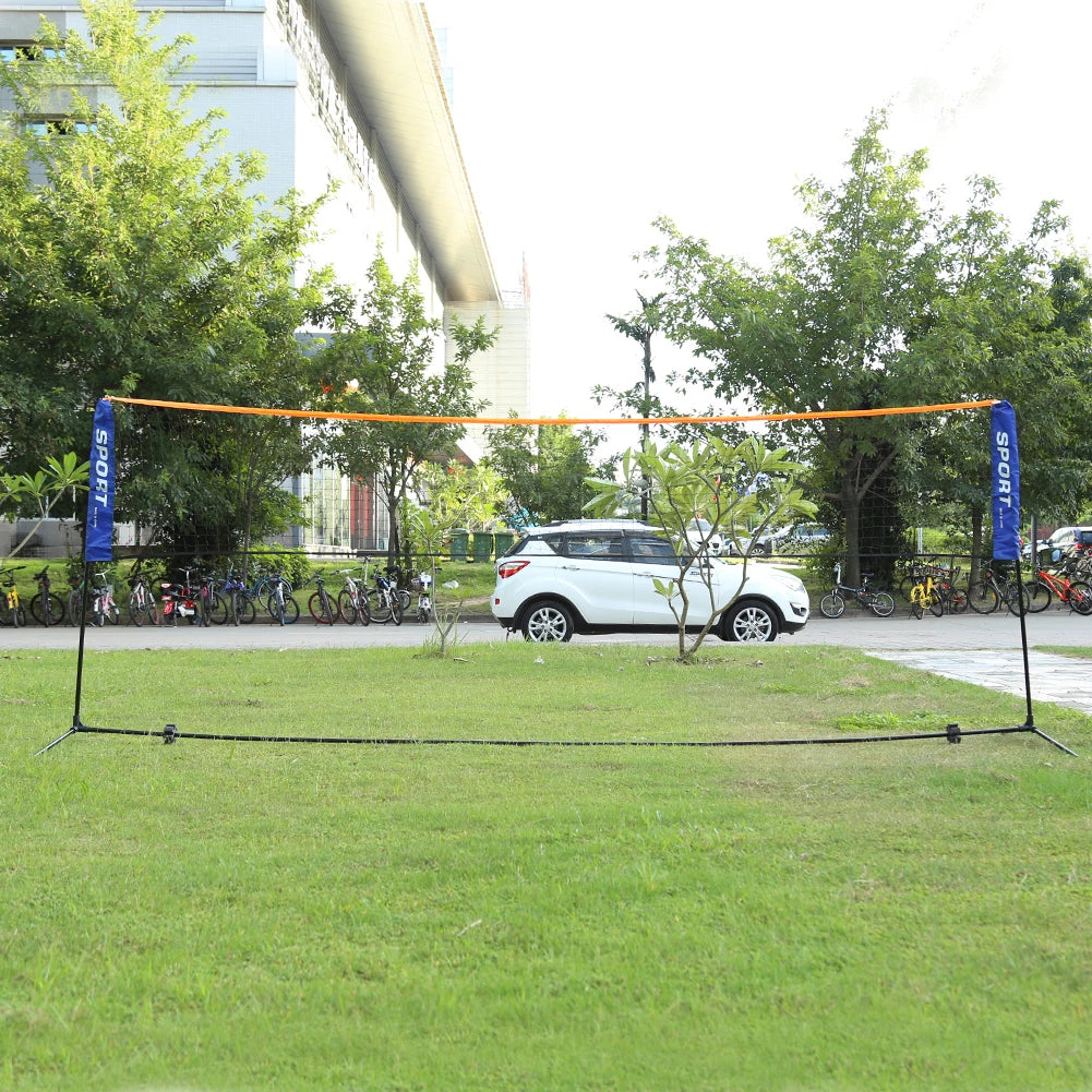 Standard Badminton Net Portable Volleyball Tennis Net Outdoor Sports Training Net Professional Sports Training Netting Pe Goods
