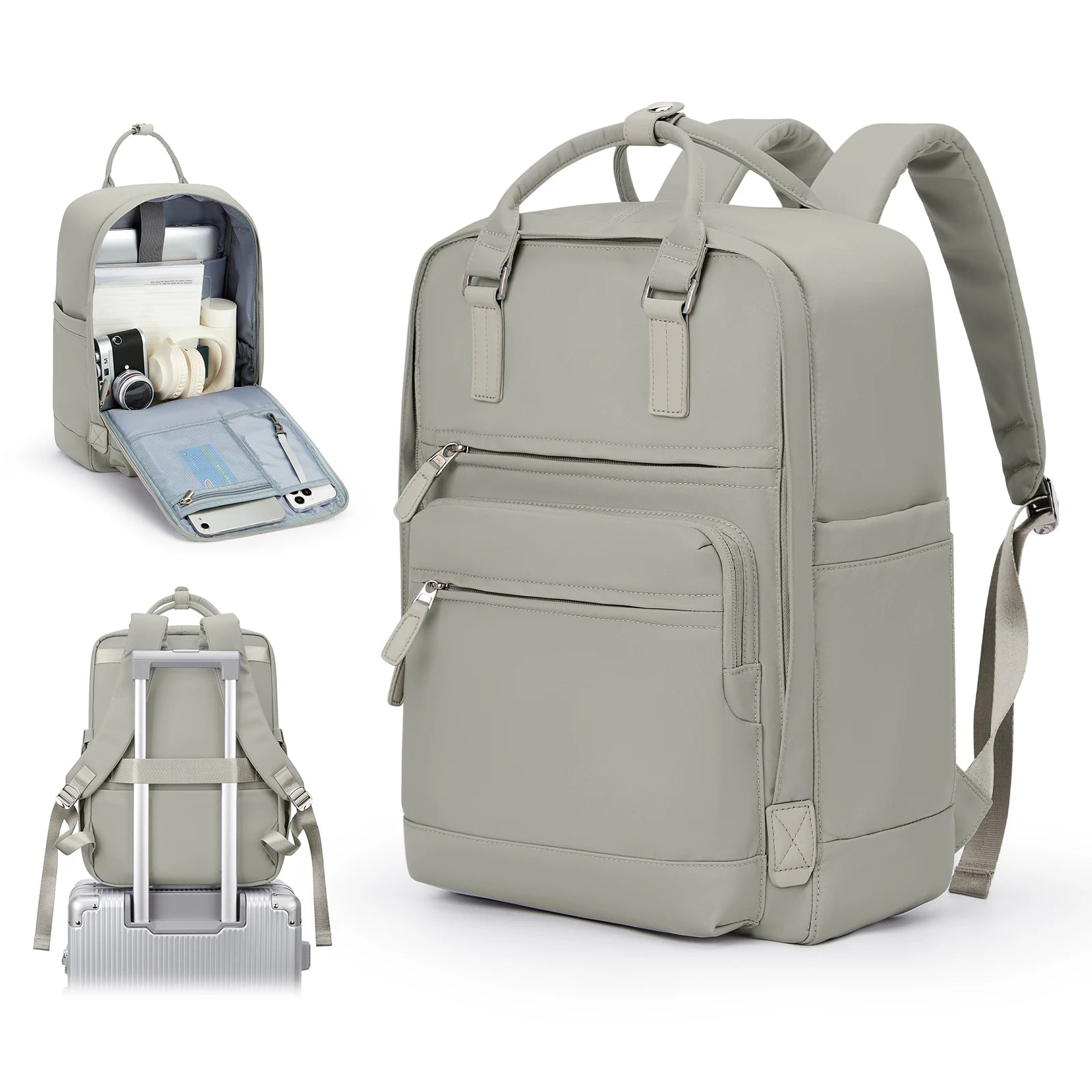 Travel backpack, ladies large capacity short-distance travel bag, college students computer backpack, duffel bag, multi-color
