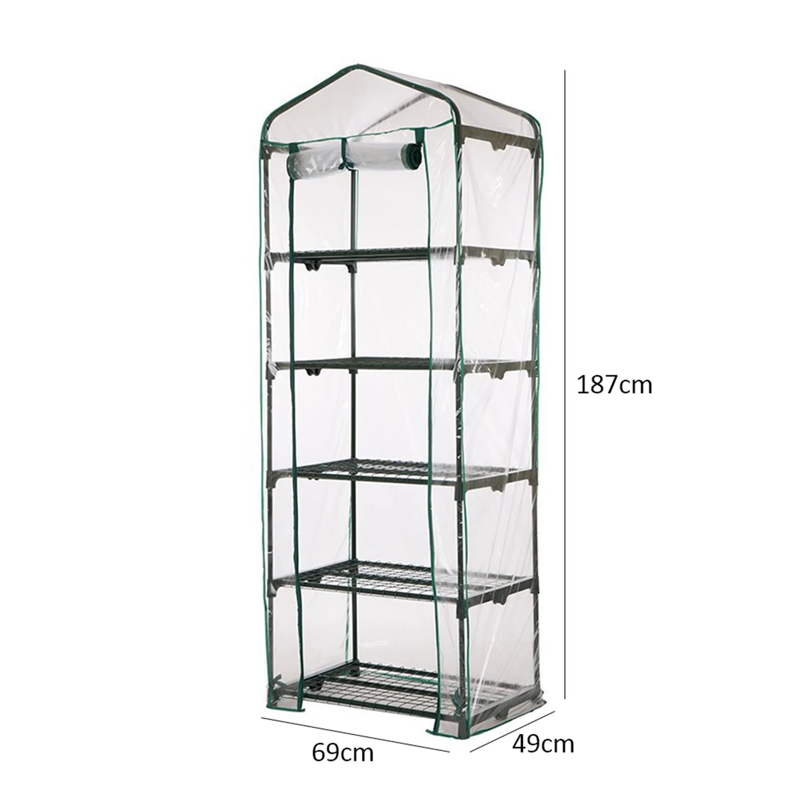 Garden Greenhouse Cover Durable Plant Cover 2/3/4/5 Tier PVC Warm Plant Grow Protect Green House PVC Cover Without Iron Rack