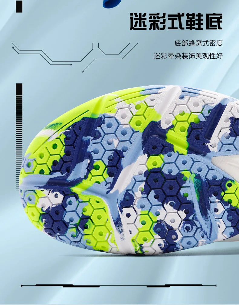 Men's and women's tennis shoes, badminton shoes, table tennis shoes, double row rotating buckle, low top leather sports shoes, v