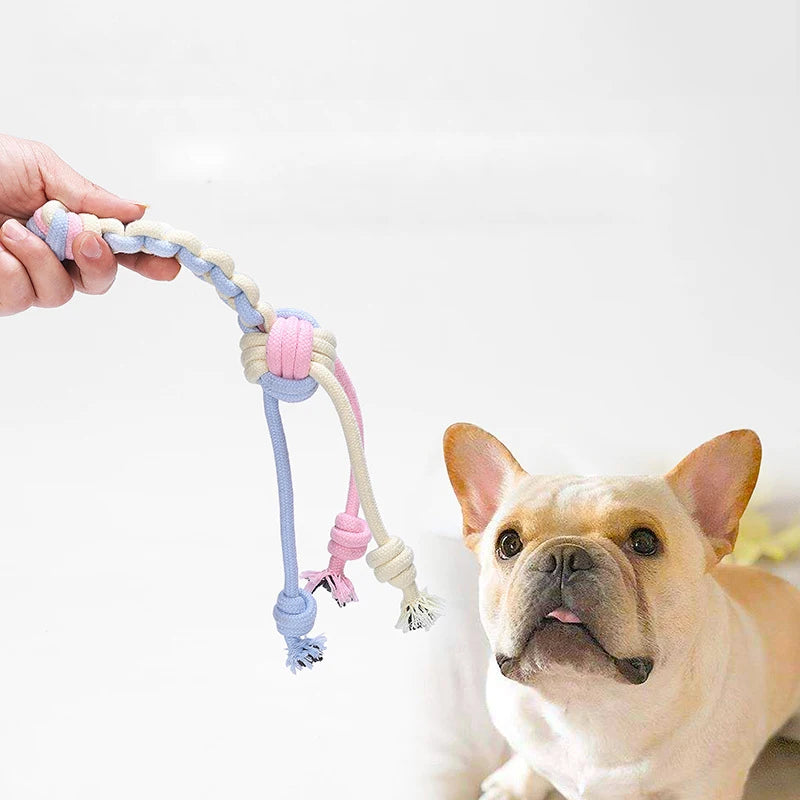 Newest Cotton Pet Toy Interactive Chew Dog Toy Dog Training Molar Toy Cat Bite Resistant Cotton Ball Washable Pet Toys For Dogs