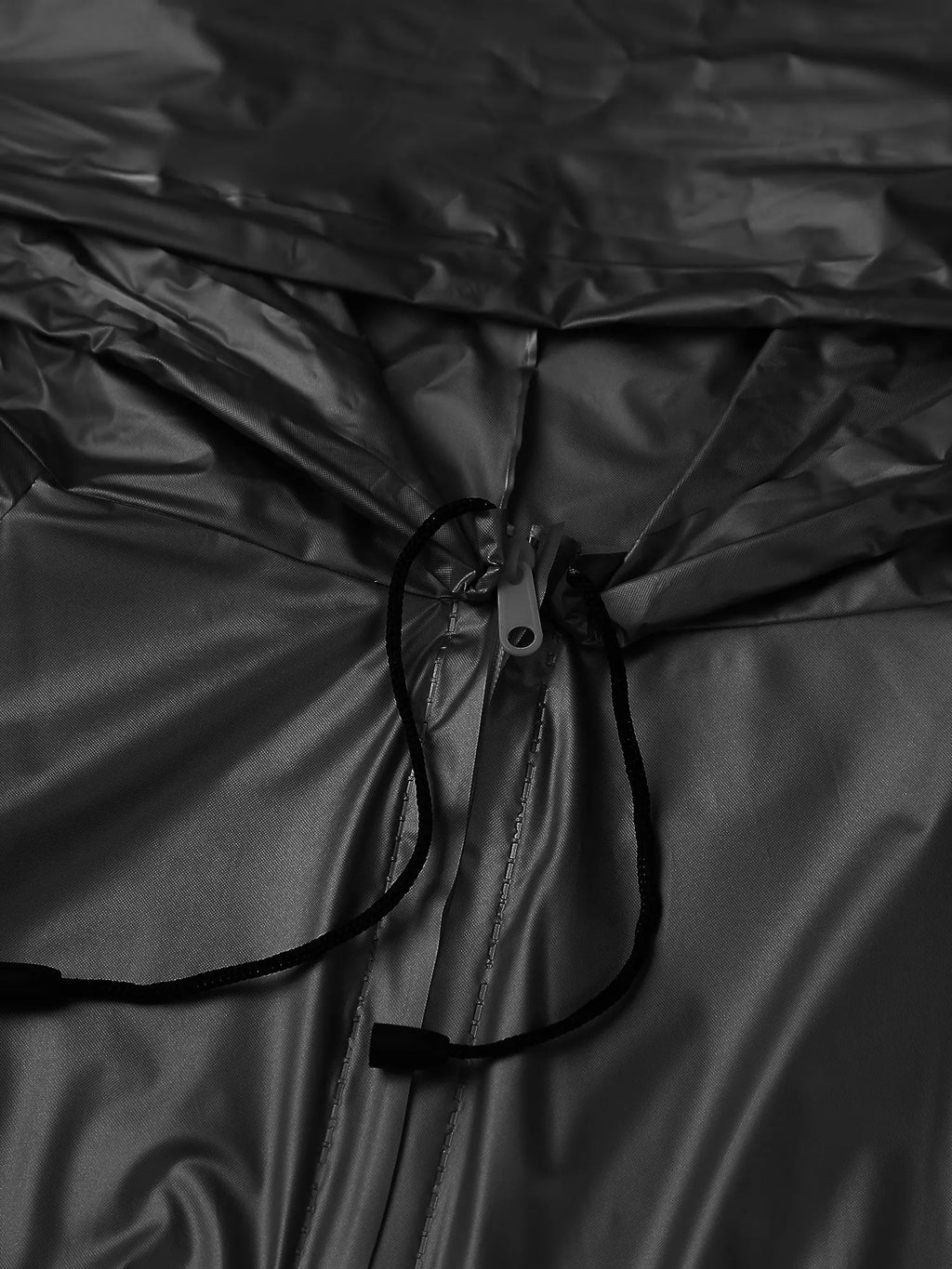 Mens Sports Outfits Sauna Sweat Sets Long Sleeve Hooded Jacket Outerwear and Long Pants PVC Sweating Suit for Gym Workout Yoga