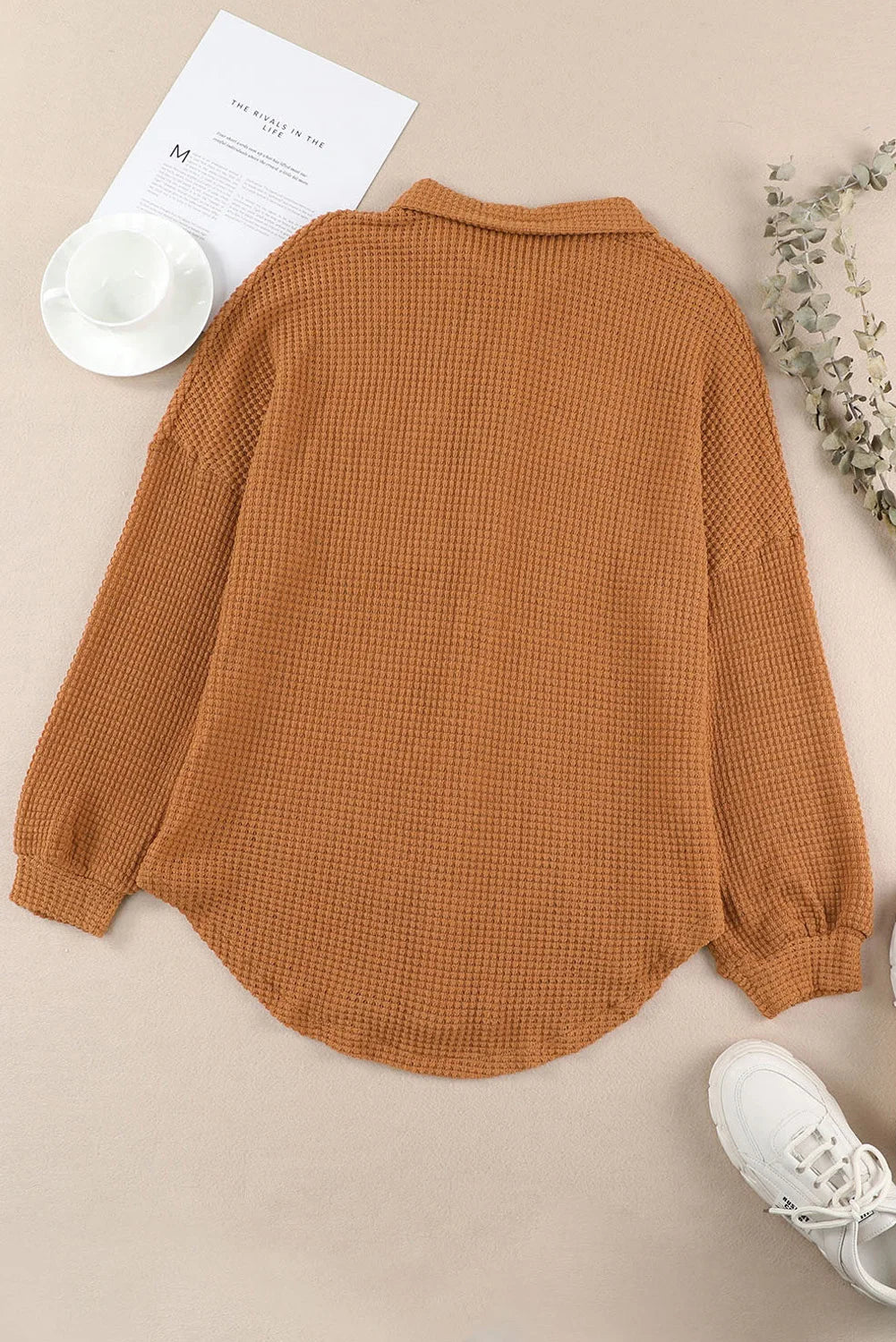Long Sleeve Casual  Oversize Blouses Shirts For Women Turn-down Collar Jacket Spring Autumn Blouse Boho Beach Cover-up Blusas