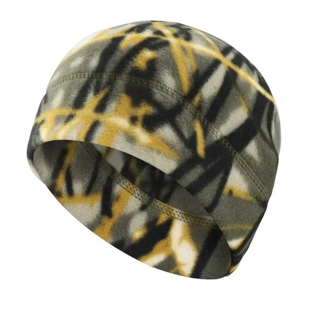 Warm Fleece Camouflage Hats Classic Windproof Outdoor Hiking Accessories Fishing Cycling Hunting Men Caps