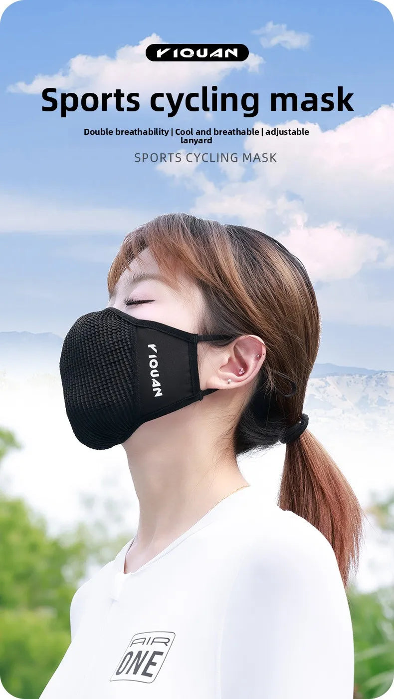 Cycling Mask, Windproof, Dustproof, Breathable, Sunscreen, UV Protection Mask, Outdoor Sports Running Equipment