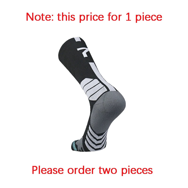 Sports Basketball Socks Professional 1pc Football Sock Men's Cycling Soccer Socks Running Sock Calcetines Customized Number 0-9