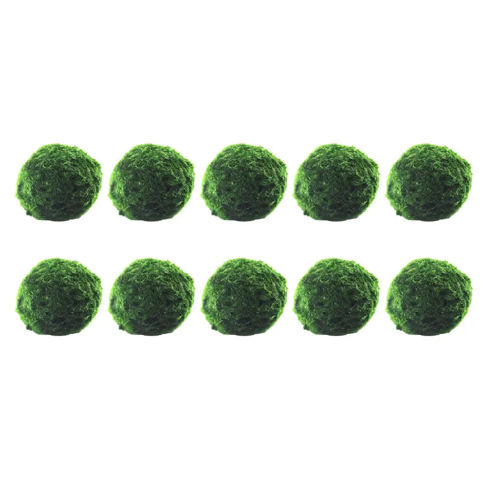 10Pcs Hydroponic Aquatic balls Decorative Fish Tank Supplies Creative Algae Balls Easy Growing Aquarium Plants