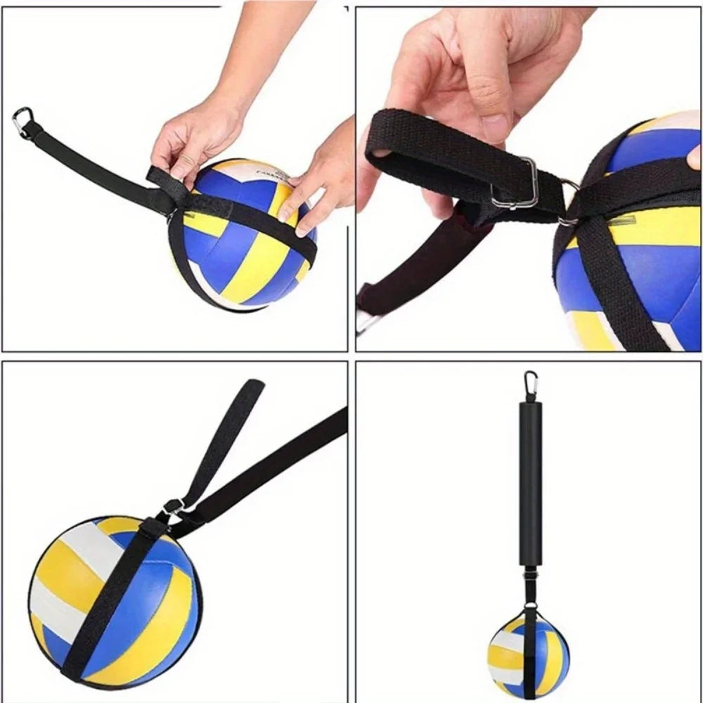 1PC Volleyball Training Equipment Aid Practice Trainer with Adjustable Belt for Serving Setting Spiking Training Returns Ball
