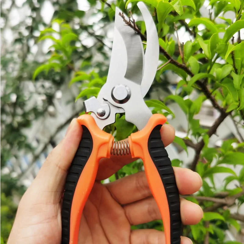 Gardening Shears Ergonomic Handle with Sharp Blades Durable Garden Pruning Shears For Harvesting Flower Fruit Labor Saving Tool