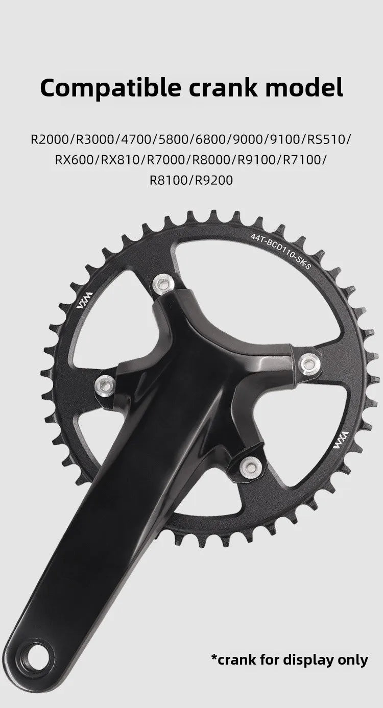 Road bike 110BCD Universal 4 hole claw plus minus teeth single speed disc36T 38 40 42 50T 58T sprocket bycicle parts accesories