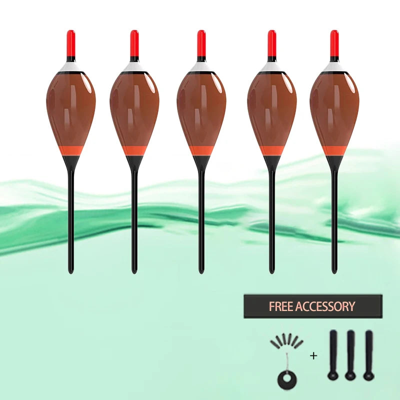 5pcs/Lot Fishing Floats Trout Stream Turtle Shrimp Crucian Carp Shrimp Fishing Small Fish Accessories Tackles