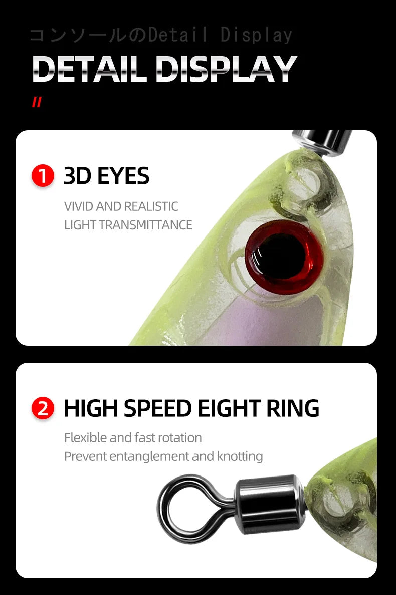 Glow-in-the-dark wood shrimp squid hook plastic hard bait blowpipe octopus hook lure fake bait squid bait