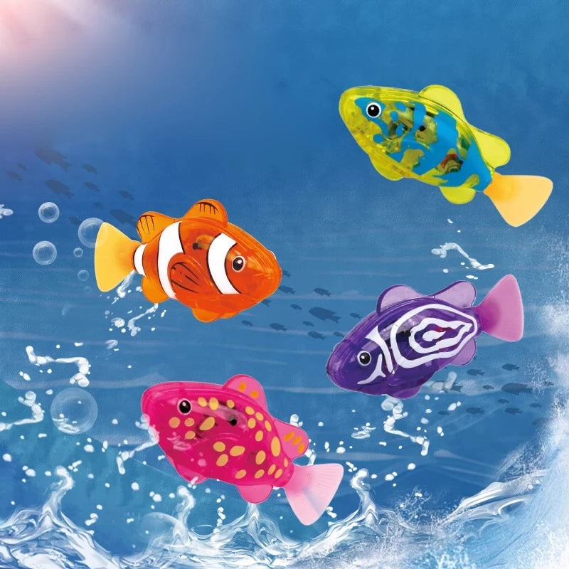 Pet Toys Teasing Cat Electronic Swimming Fish Cat Fun Pet Toys Lighting Simulation Electronic Sensing Fish