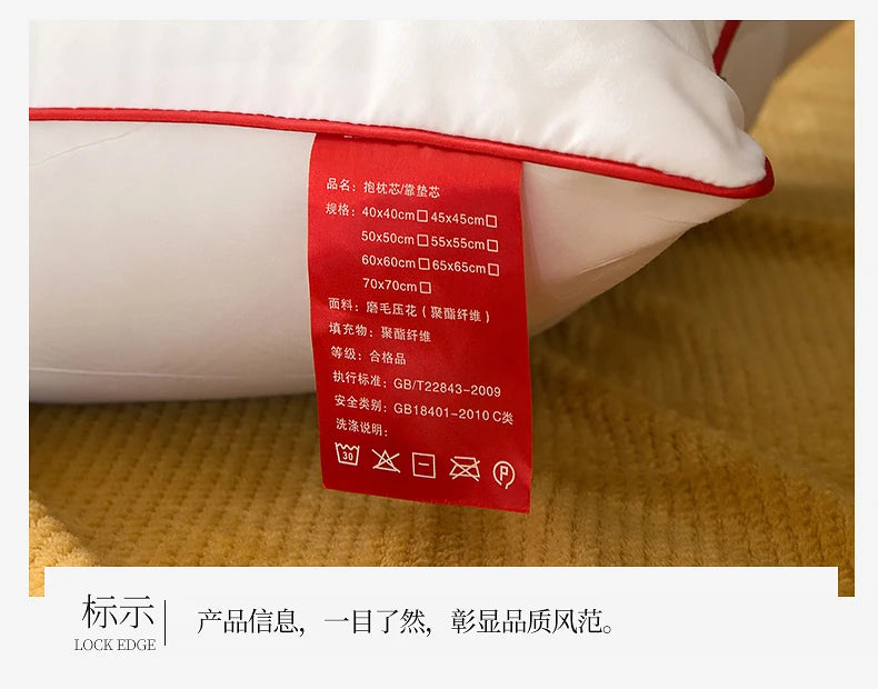 40*40/45*45/50*50/55*55/60*60/65*65/70*70cm Solid Pure Cushion Core Pillow Interior Soft White Head Waist Pillow Inner Cushion