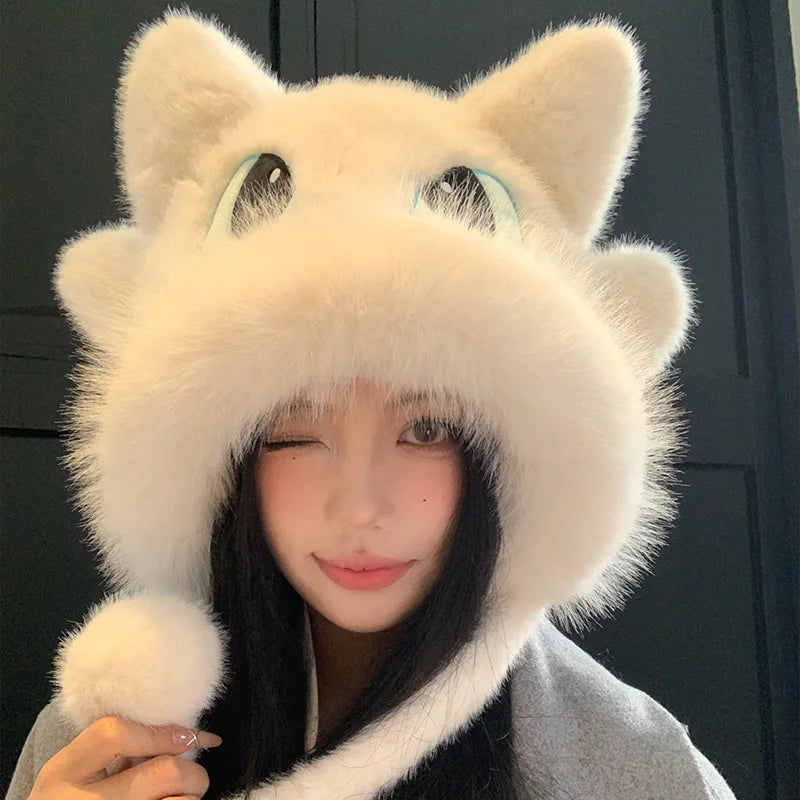 Toothless Creative Hats Cosplay Supplies Cartoon Derivative Peripheral Caps Warm Hat Cute Accessories Children Birthday Gift