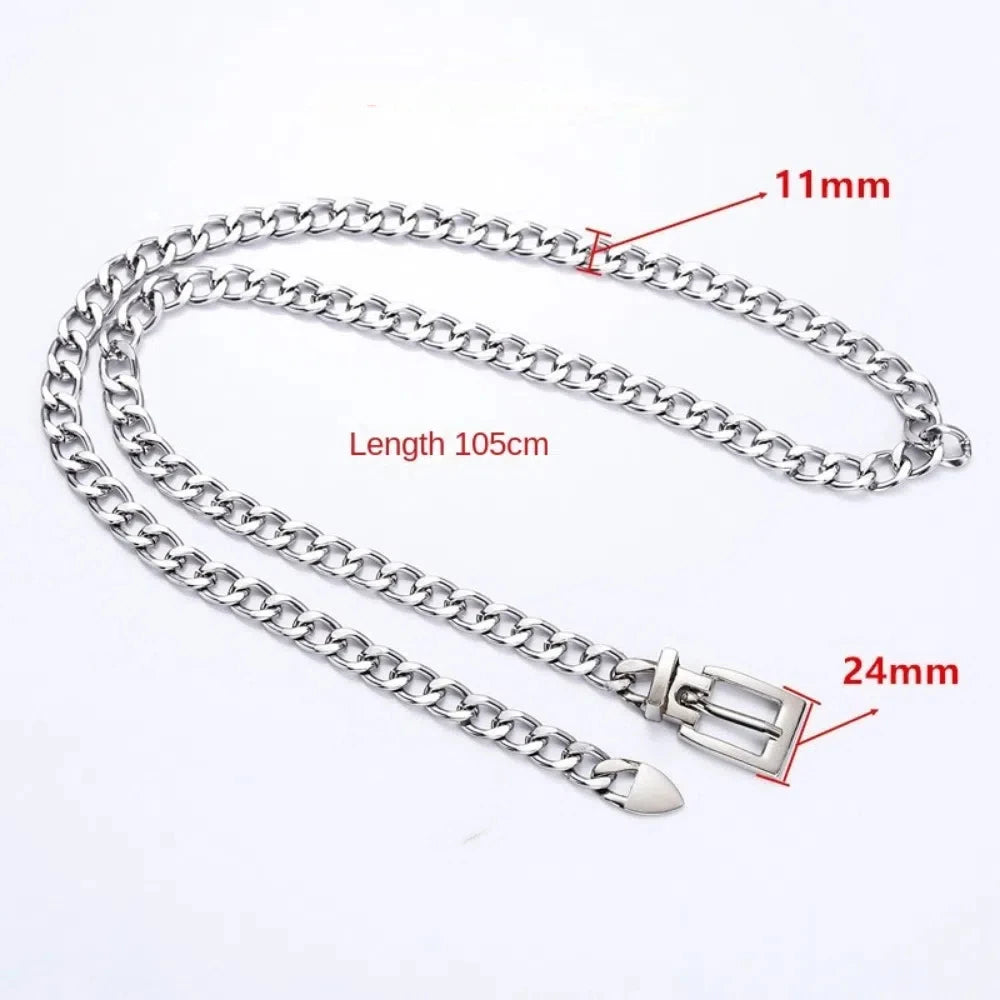 Metal Chain Belts Women Waistbands Long Tassel Waist Chain Dress Jeans Belts Lady Waistband Belts Women Body Chain