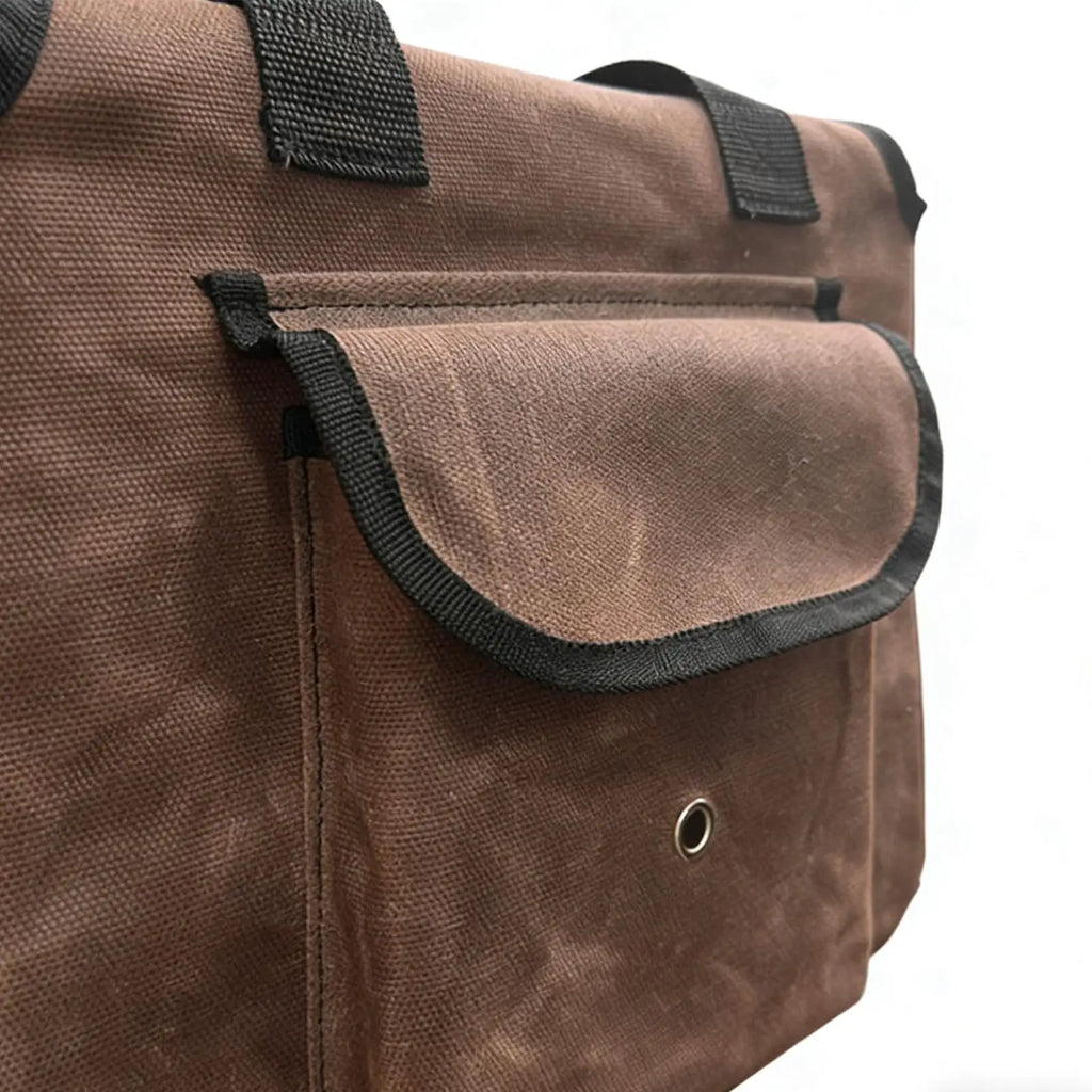 Gardening Canvas Tool Bag Heavy-Duty Reinforced Handle Tote Garden Tool Bag Organizer with Multiple Pocket Storage Gardeners bag