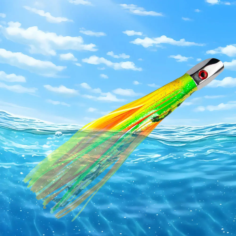 Sea Fishing Lure Big Game Drag Fishing Marlin Tuna Trolling Lure Seawater Fishing Lure for Marlin Tuna Dolphin & Shark Big Game
