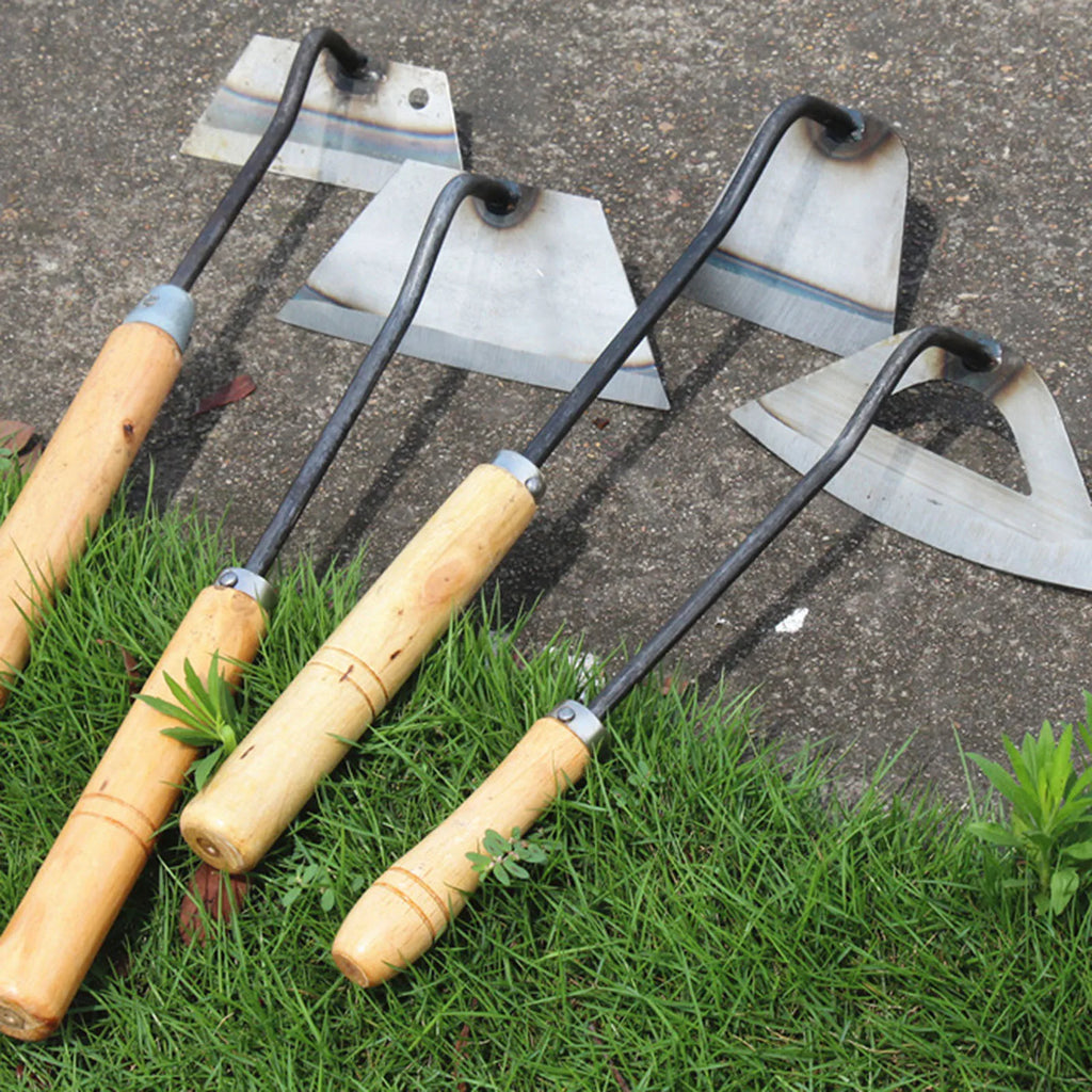 Garden Hoe Weeders Carbon Steel Gardening Hook and Weeding Tool Dual-Purpose Hardened Weeding Hoe for Easily Removing Weeds