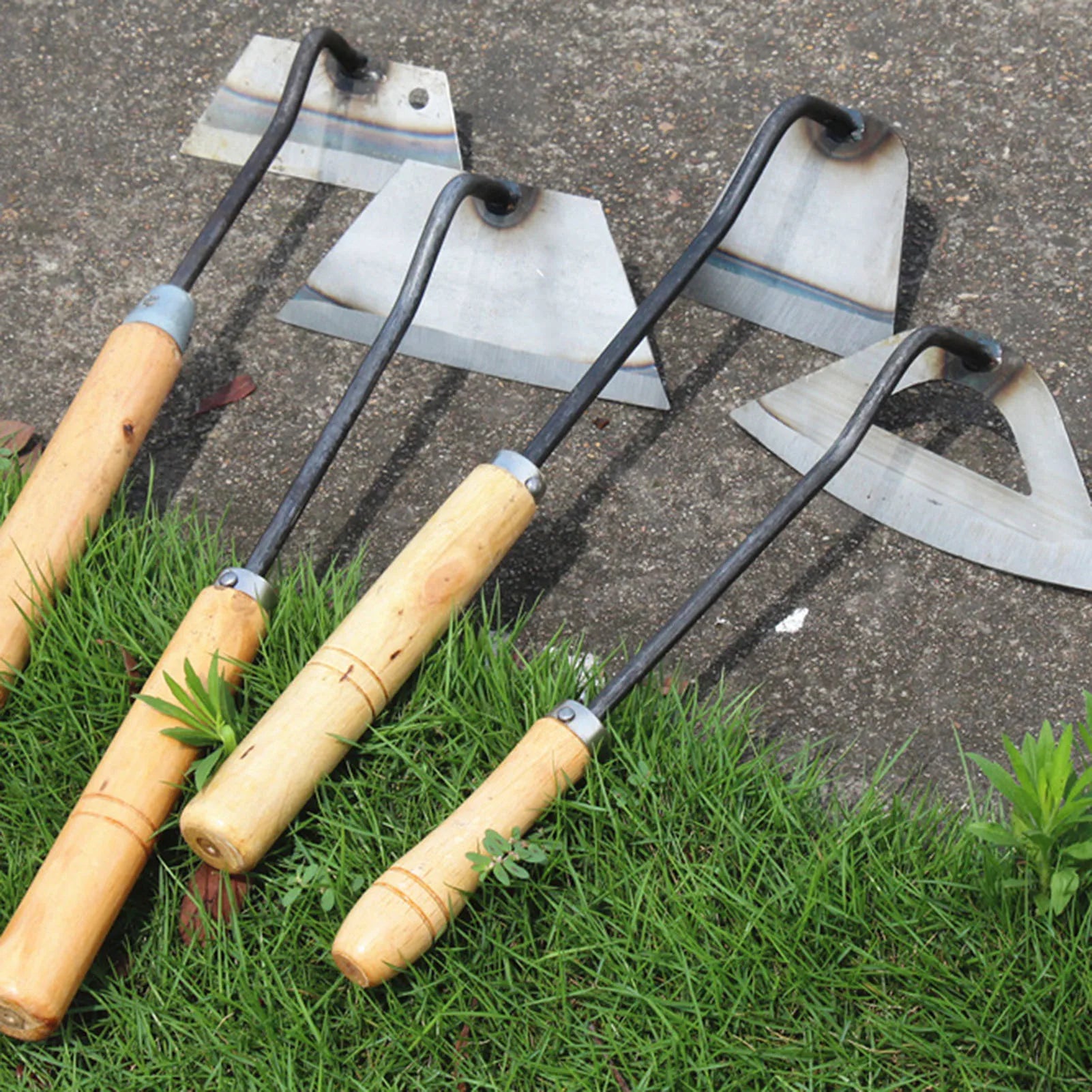 Garden Hoe Weeders Carbon Steel Gardening Hook and Weeding Tool Dual-Purpose Hardened Weeding Hoe for Easily Removing Weeds