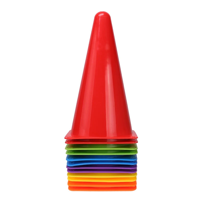 12PCS Durable Sports Football Accessories Soccer Training Marker Equipment Agility Cones