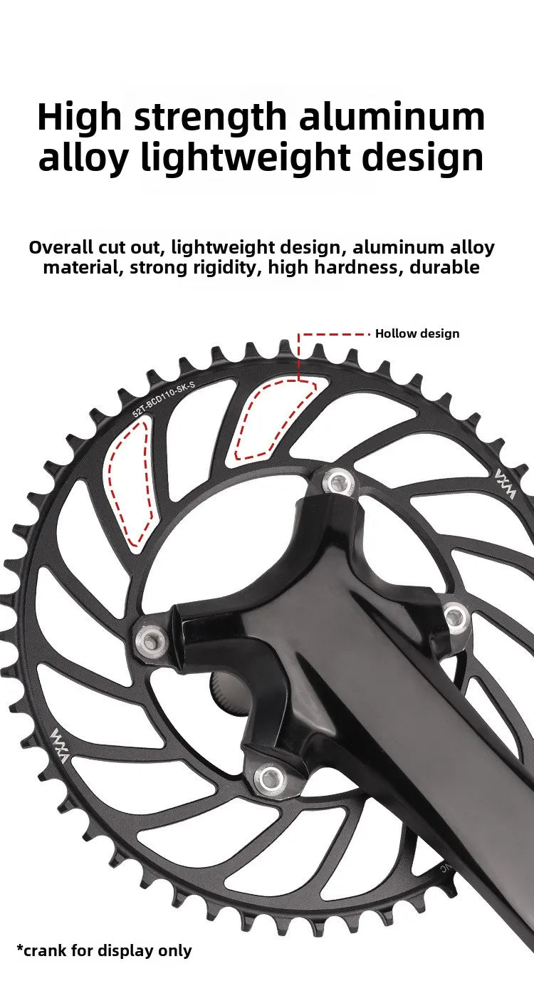 Road bike 110BCD Universal 4 hole claw plus minus teeth single speed disc36T 38 40 42 50T 58T sprocket bycicle parts accesories