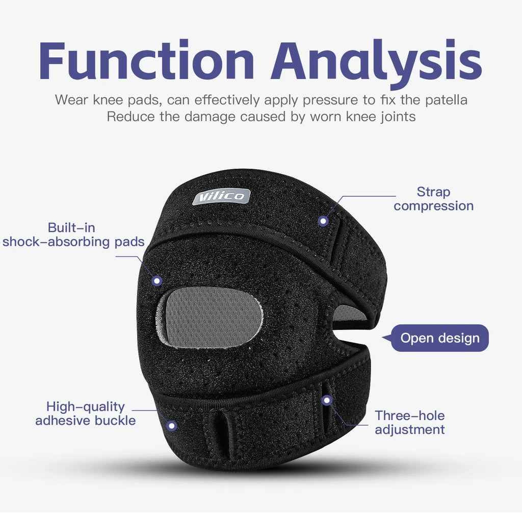 Sports Patella Strap Running Jump Rope Fitness Knee Protection Meniscus Professional Equipment Knee Protectors