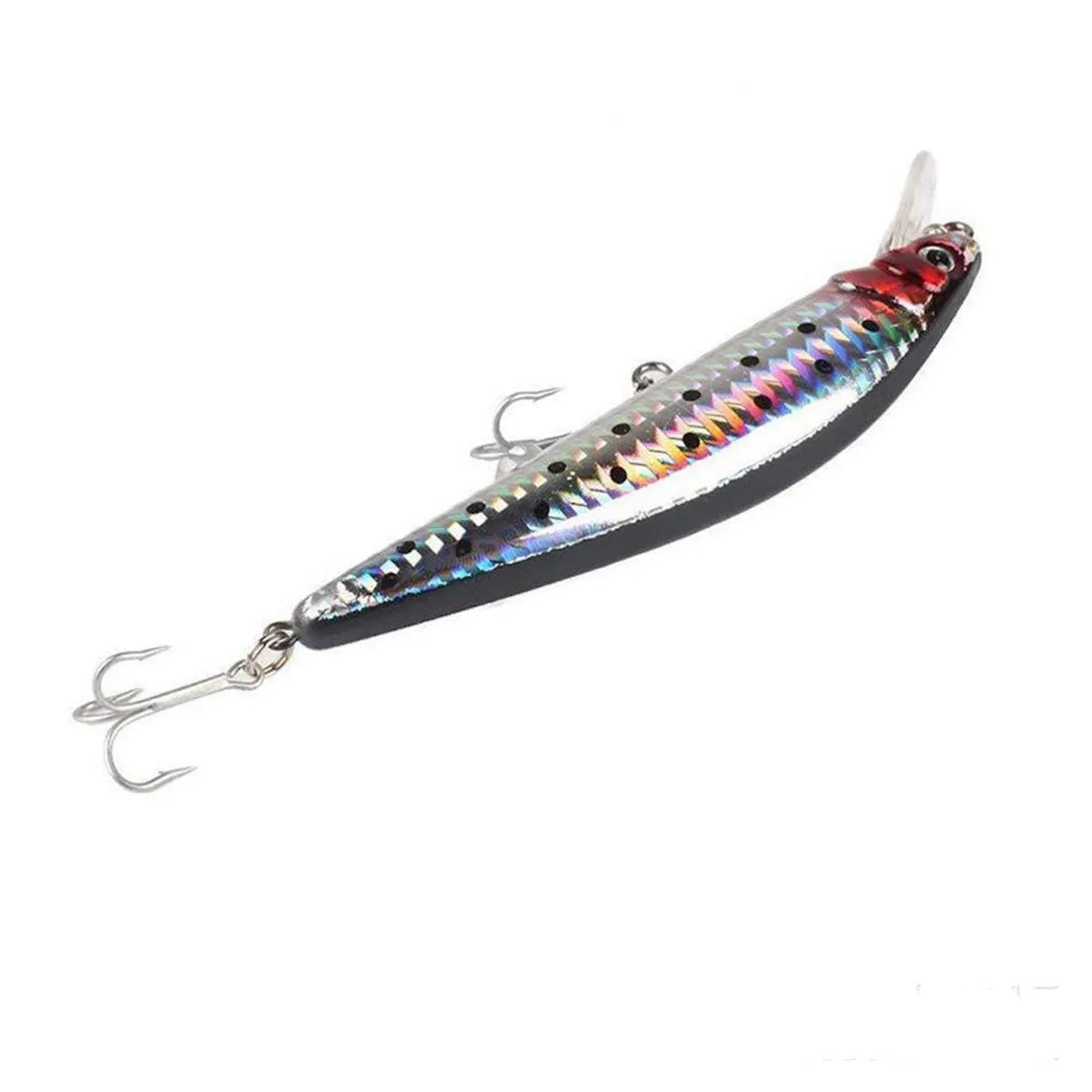 Simulated Fishing Lures Bait Electric Life-like Vibrate Fishing Lures USB Rechargeable Flashing LED Light Throw Luminous Bait