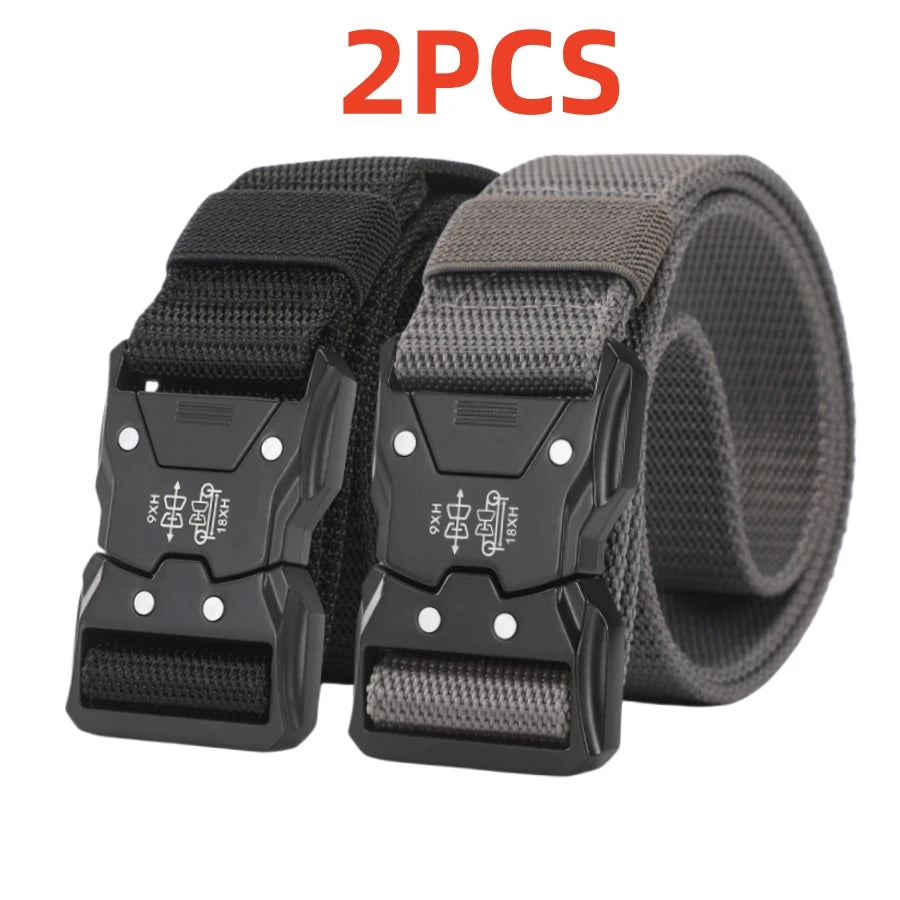 Two Men'S Belts, Stylish Denim Belts, Versatile Men'S Belts, Outdoor Sports Belts, Training, Exercise, Trend.