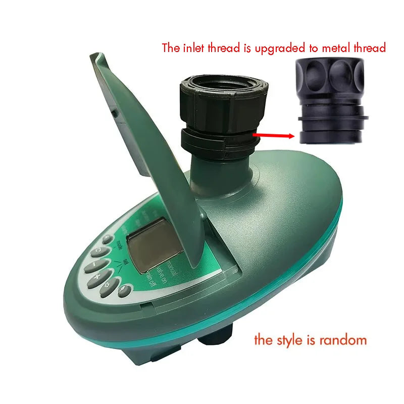 Garden Irrigation Timer LCD Display Watering Controller Weekly Daily Programming Greenhouse Potted Plants Automatic Sprinklers