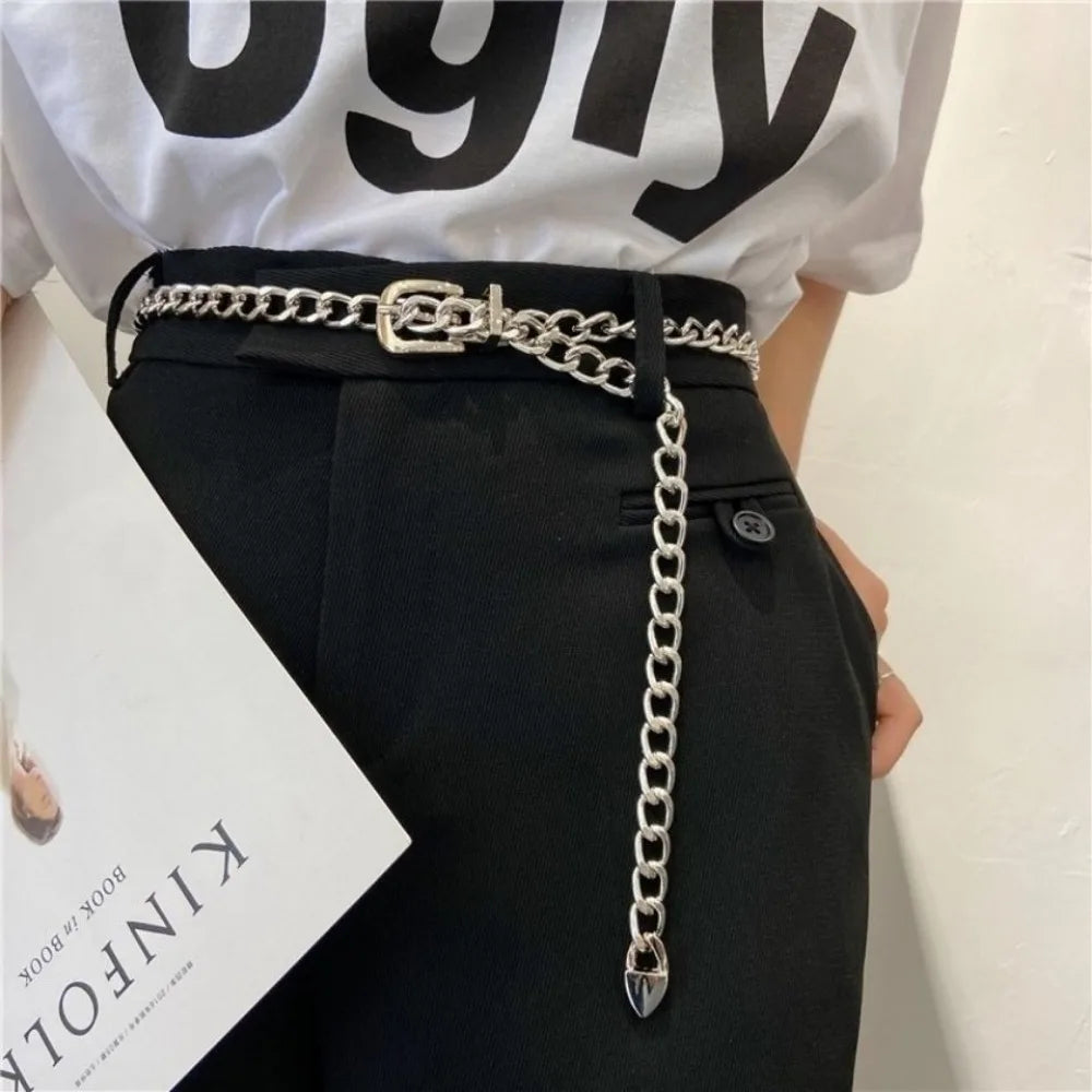 Metal Chain Belts Women Waistbands Long Tassel Waist Chain Dress Jeans Belts Lady Waistband Belts Women Body Chain