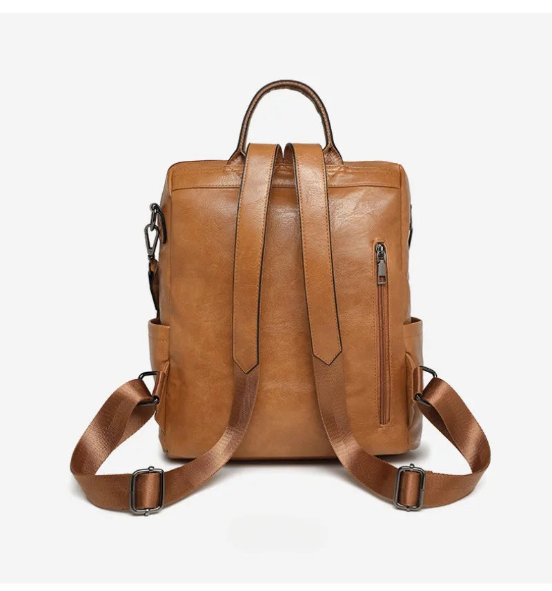 Backpack Purse for Women Purse Travel Backpack Fashion Designer Ladies Shoulder Bags  PU Leather Fashion Anti-theft Rucksack