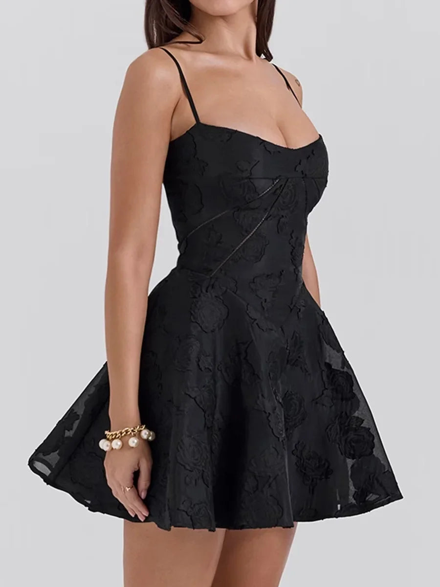 2025 Summer Dresses for Women Fashion Casual  A Line Dress Lace Up Elegant Graduation Birthday Dress
