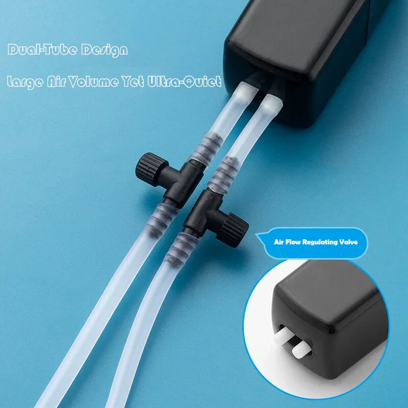 Usb Aquarium Air Pump Portable Silent High Air Volume Oxygenator For Fish Tank Aquatic Accessories Fish Keeping Supplies