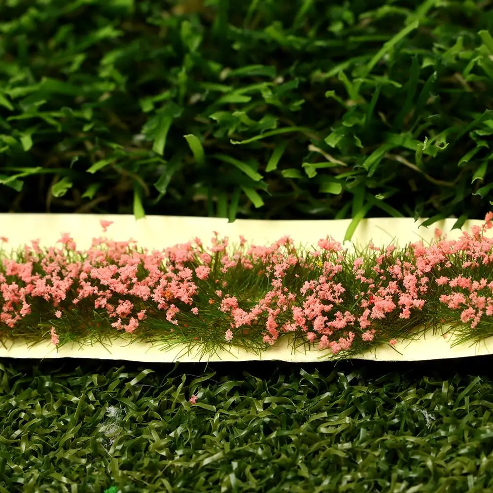 DIY Miniature Garden Decor Durable Static Scenery Model Landscape Wargame Grass Tufts Building Layout Sand Table Flower Cluster