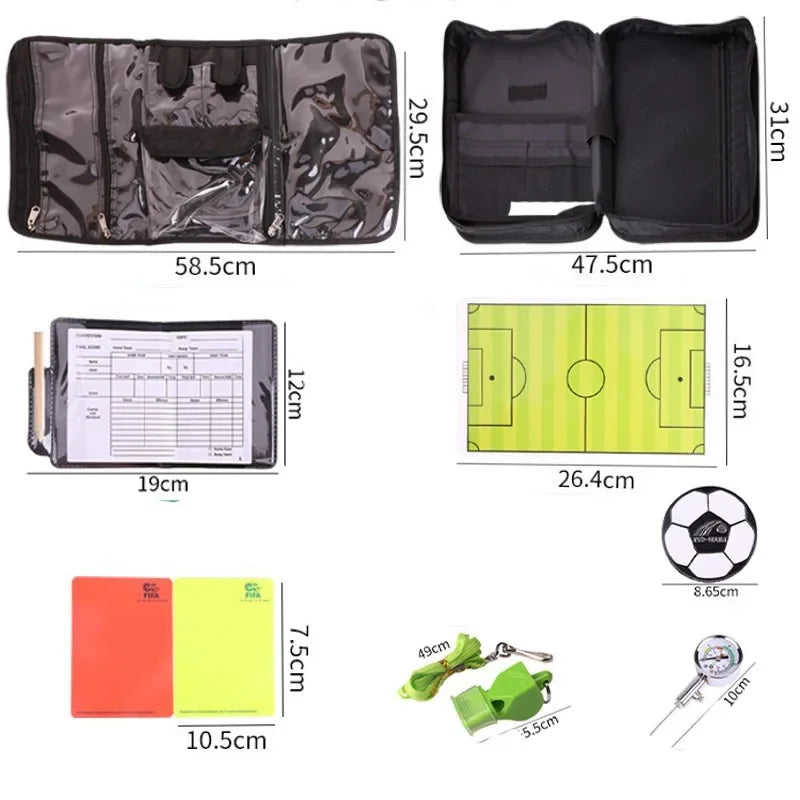Football Referee bag Professional Soccer wallet for referee equipment portable Sports Football Match bags equipment