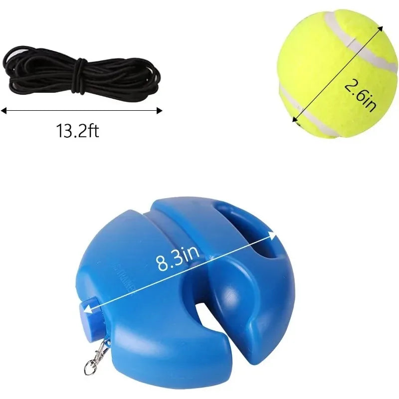 With Rope and Anti-Slide Trainer Baseboard,String Tennis Practice Equipment TennisTrainer Rebound BallsTennis Training Equipment
