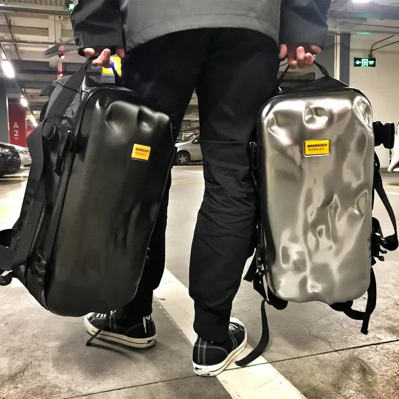 Backpack Men's Crash Bag High-End Design Trend Ins Short-Distance Travel Sports Training Fitness Travel Backpack