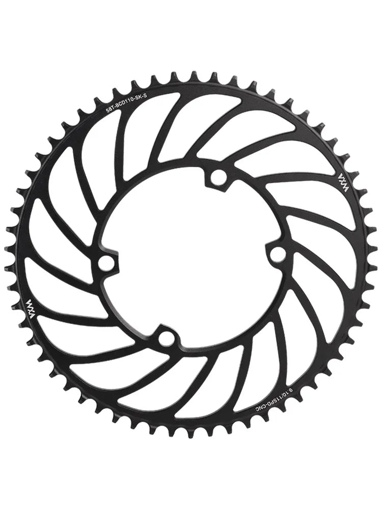 Road bike 110BCD Universal 4 hole claw plus minus teeth single speed disc36T 38 40 42 50T 58T sprocket bycicle parts accesories