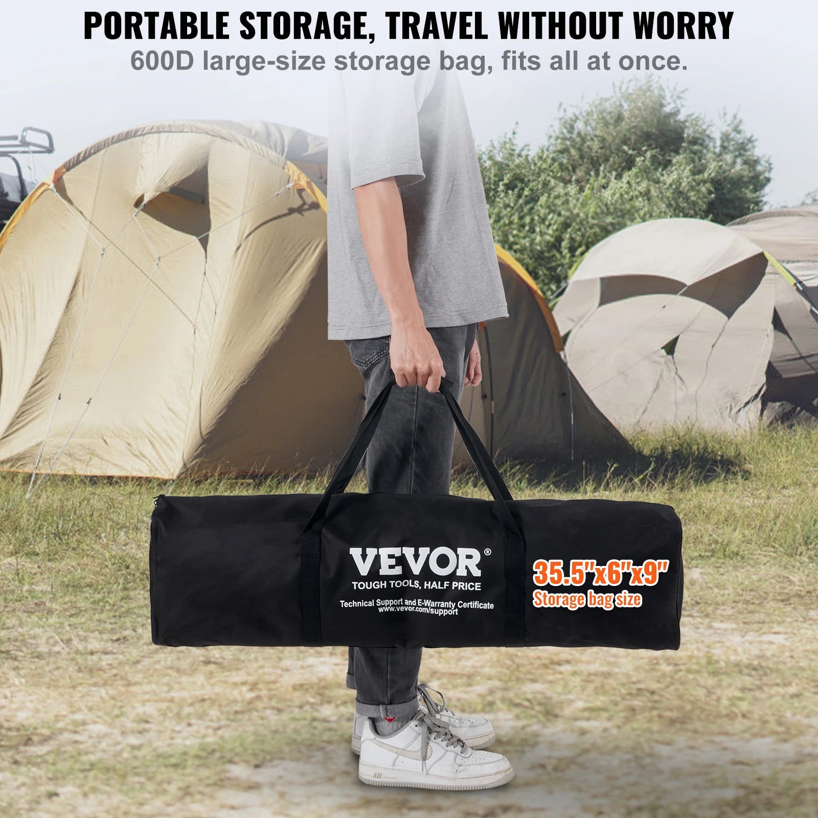 SucceBuy Outdoor Volleyball & Badminton Set Adjustable Steel Poles Professional Combo Set with Carrying Bag for Backyard Beach